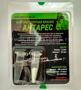 Краска светящаяся "АНТАРЕС" для открытых прицельных приспособлений (зел.) 1/30